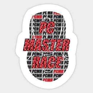 PCMR Mouse Art Sticker